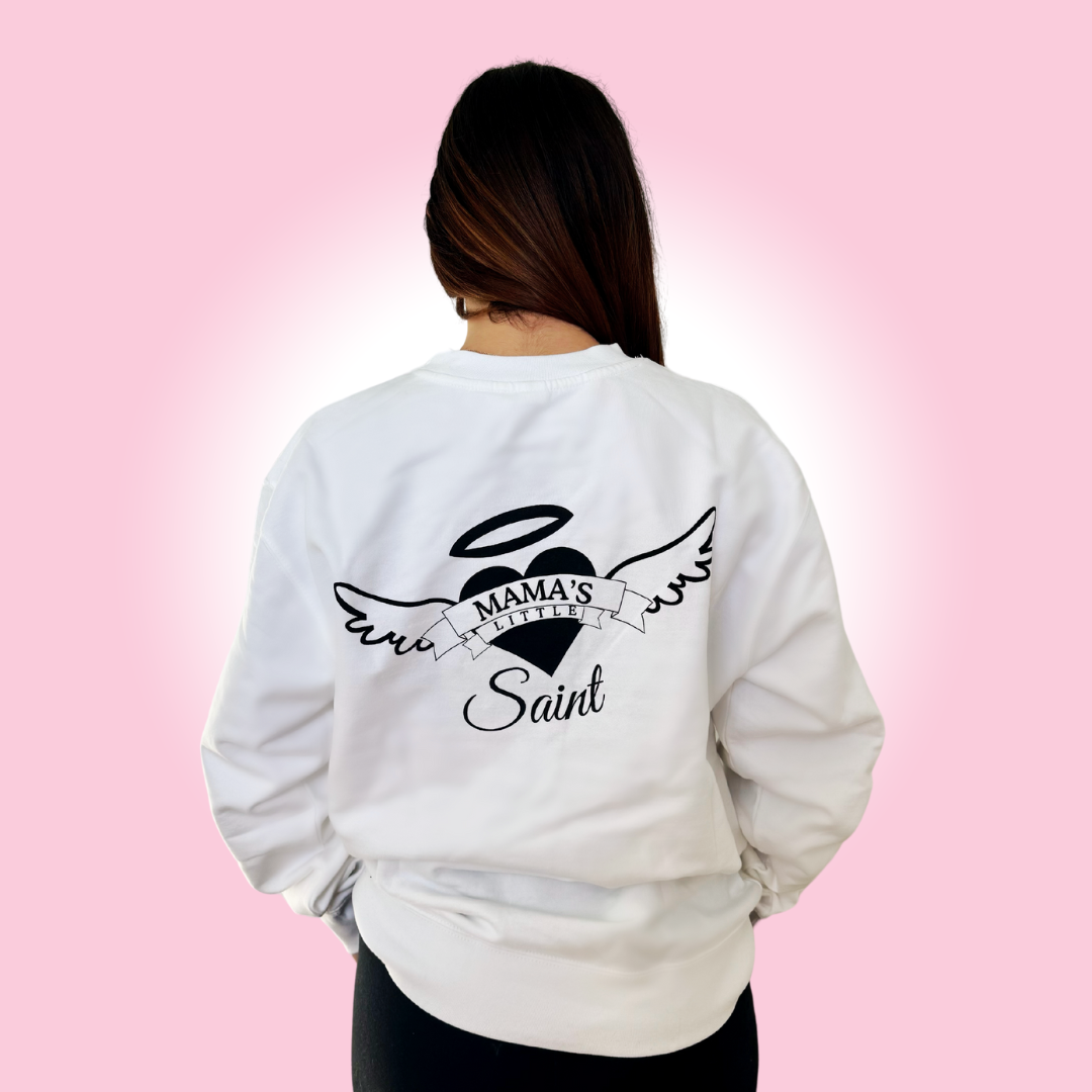 Mama's Little Saint Crewneck