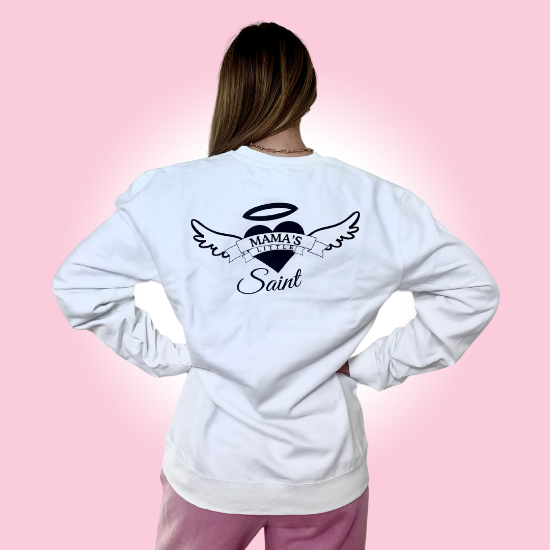 Mama's Little Saint Crewneck