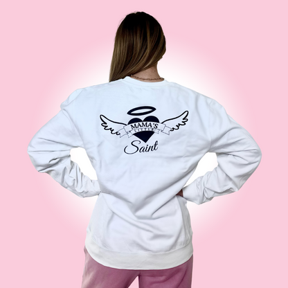 Mama's Little Saint Crewneck